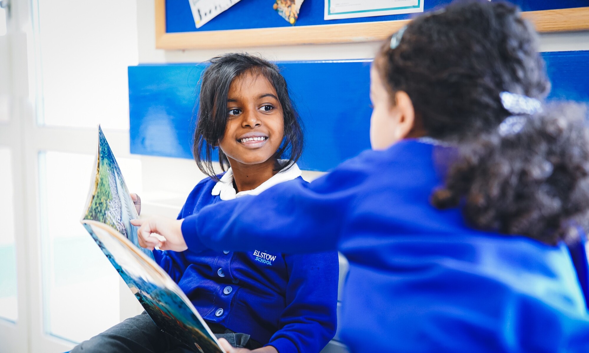 Elstow Students reading together